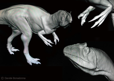 ALLOSAURUS - “Dinosaurs in the Flesh” traveling exhibition - ClayTools - 2010 - Scientific supervisor: Simone Maganuco