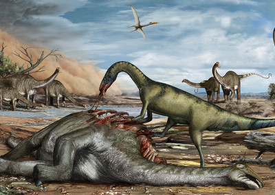 KEM KEM LANDS - National Geographic exhibition “Spinosaurus - Lost Giants of Cretaceous” - Digital - 2014  - Scientific supervisor: Nizar Ibrahim